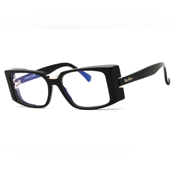 New Max Mara Eyeglasses MM5157-B 001 Shiny Black 54mm
